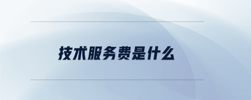 技術(shù)服務(wù)費 解析技術(shù)咨詢與服務(wù)的核心內(nèi)涵